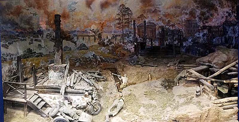Диарама &amp;quot;Бой в Сабске&amp;quot;.